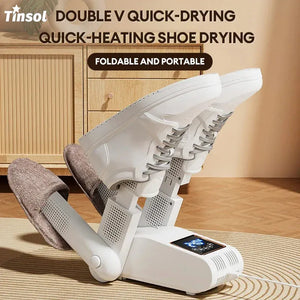 מייבש נעליים חשמלי TINSOL עם חיטוי UV - ייבוש מהיר וחיטוי לנעליים